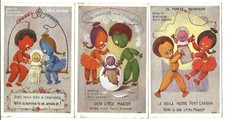 Nénette and Rintintin and Petit Lardon by Right. 5 postcards not mailed. Nice Lot.