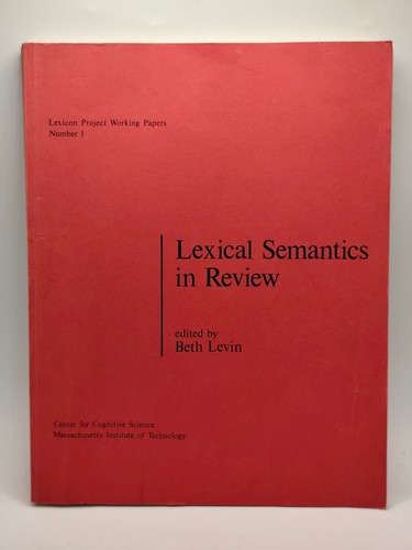Lexical semantics review - lexical,