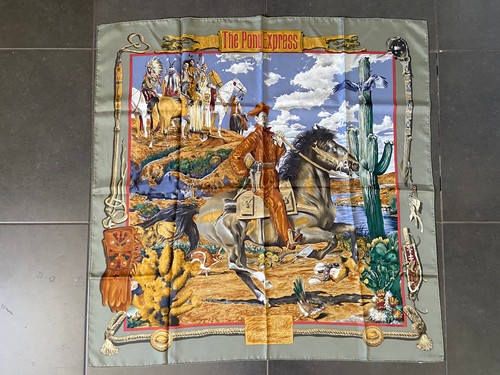 Foulard scarf hermès soie - foulard,