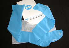 BAS PJ DD T 3 BLEU BALTIQUE NYLON SEXY LINGERIE VINTAGE GLAMOUR FANTAISIE RELIEF