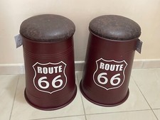 Tabouret Vintage métal route