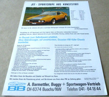 VW Kit Car JET COUPE BEETLE