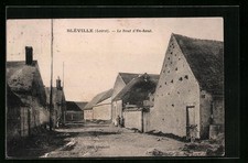 Old postcard Bléville, Le Bout d ́En-haut 1928 