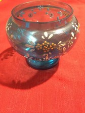 Coupe En Verre Emaille 
