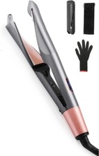 Fer à Lisser Lissage Et à Boucler Cheveux Professionnel 2 IN 1 Avec Display