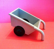 LEGO DUPLO WHEELBARROW WHEELBARROW Grey Farm Trolley Barn Farmer Cart 2292, 21849