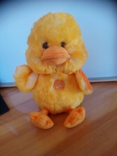 Peluche doudou canard jaune