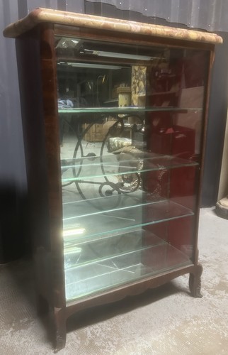 Vitrine ancienne verre xixeme - vitrine,