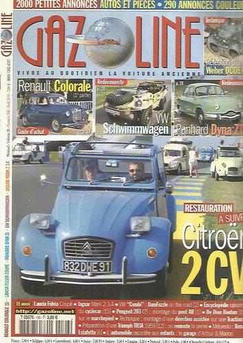 Gazoline 166 2cv renault - 2cv, /