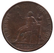 2 SOLS 1792 - FRANCE  - PARIS