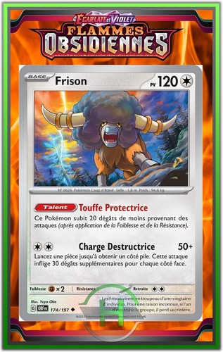 Frison ev3 flammes - frison,