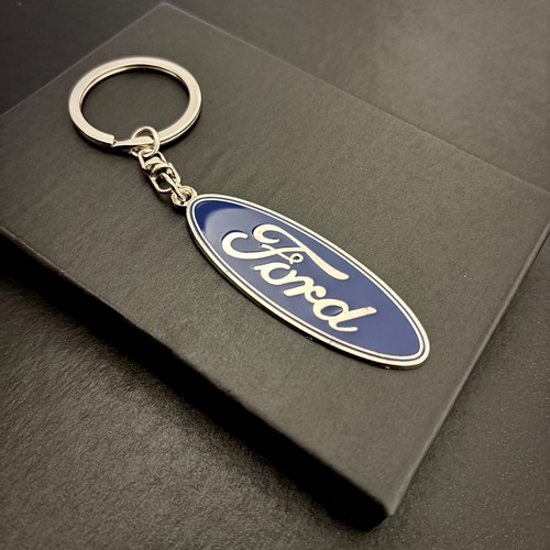 Porte clé ford métal - clé, logo