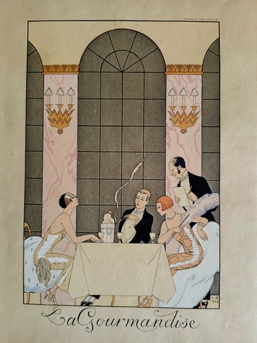 Georges barbier gourmandise - barbier,