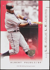 2004 SkyBox LE - League Leaders Baseball Albert Pujols #3LL EX