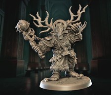 Figurine Champion Druide nain