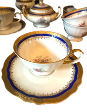 20th Century K & A Krautheim Selb Bavaria Germany Coffee, Tea Service & Numbered