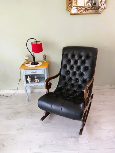 Fauteuil chesterfield - fauteuil, a