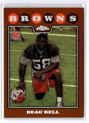 2008 topps chrome beau - topps, bell