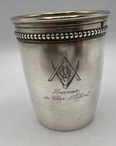 Belle timbale argent massif - belle,