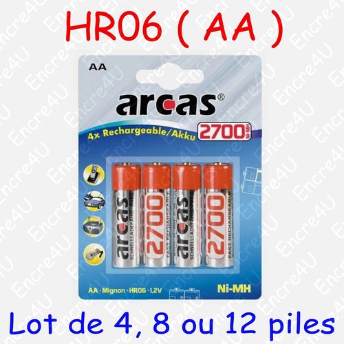 Piles rechargeables accus - piles,