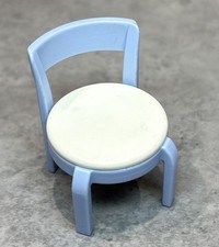 Playmobil light blue chair & white seat 