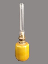 Lampe à pétrole faïence