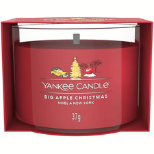YANKEE CANDLE, Bougie Votive, BIG APPLE NOËL, Maison, Parfumeurs D'Ambiance