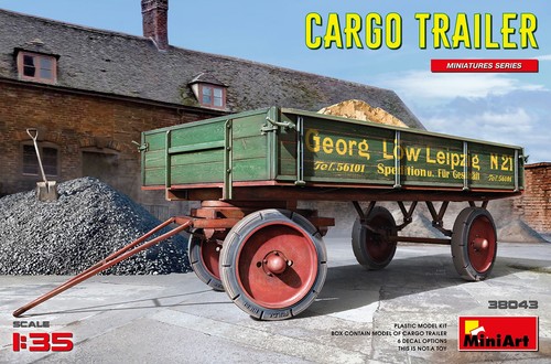 Miniart 38043 cargo trailer - cargo,