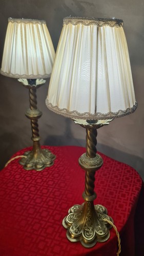 Paire lampe bronze - paire,
