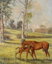 R. M. Parker - Huile, Jument