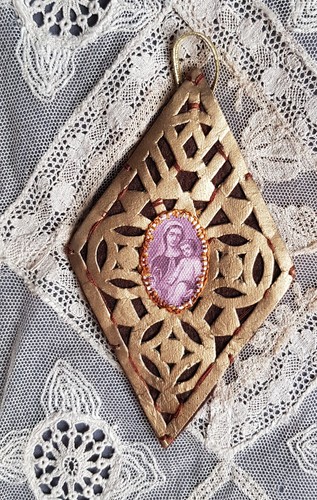 Scapulaire broderie religieuse - scapulaire,