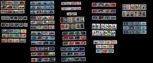 Série timbres adhésifs - la,