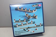 Kibri 8631 brick fence kit with forged decorative grid H0 scale original packaging