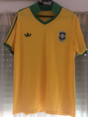 Maillot foot retro bresil - de,