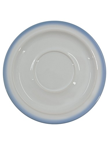 Soucoupe porcelaine blanc - soucoupe, bleu