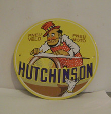 Plaque publicitaire en métal