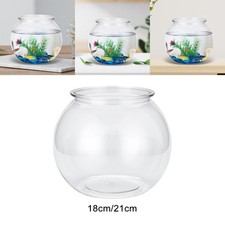 Petit aquarium transparent, aquarium de poissons, centre de table transparent,