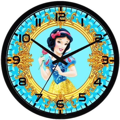 Pendule murale blanche neige - pendule,