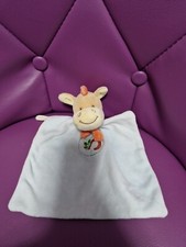 Doudou plat poney cheval bleu