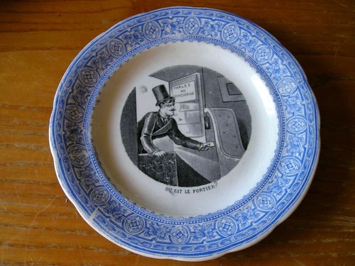 Gien assiette parlante - ,