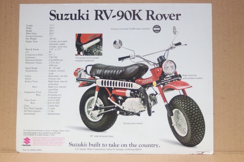 1973 suzuki 90k rover - rv-90k, &