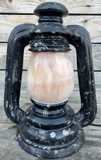 Lampe Tempête Lanterne Pierre Fossilisé Fossile Vintage Design