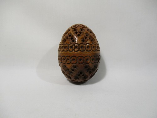 Ancien oeuf corozo sculpte - ancien,