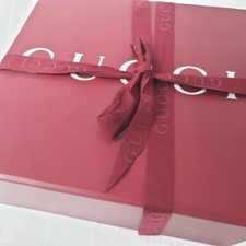 Boîte vide GUCCI BORDEAUX  NEUVE  19.50x18.50x7.80