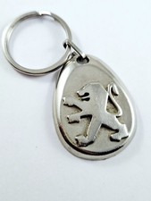 KEYRING - PEUGEOT - RENNES dealer garage - vintage 2000s