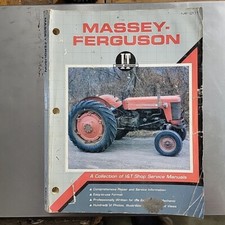 I &T Massey-Ferguson Tractor Shop Manual MF-201 MF65 Thru MF1155 Models