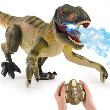 Jouet Dinosaure télécommandé pour garçon Robot RC Dino avec Rugissement pulvé...