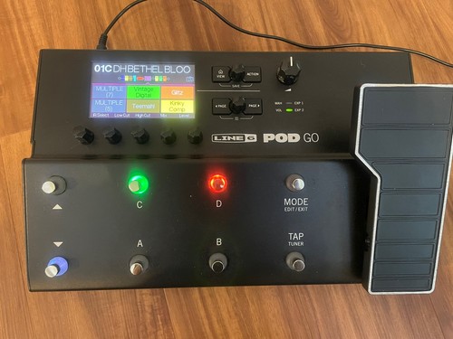 Line pod guitar - go,
