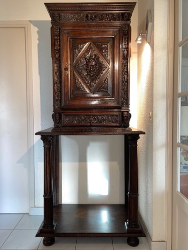 Buffet corps noyer xixe - 2,