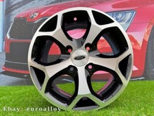 4X 14 Inch 4X108 Ford Fiesta Style Noir Poli Roues : Pour pour Focus, Puma